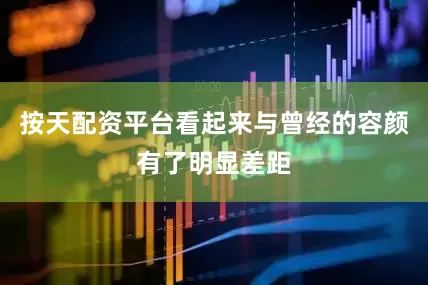 按天配资平台看起来与曾经的容颜有了明显差距